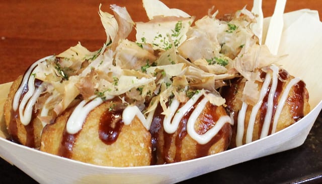 Takoyaki.