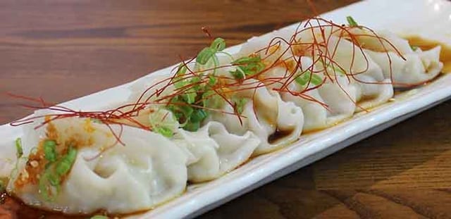 Pork Spicy Gyoza.